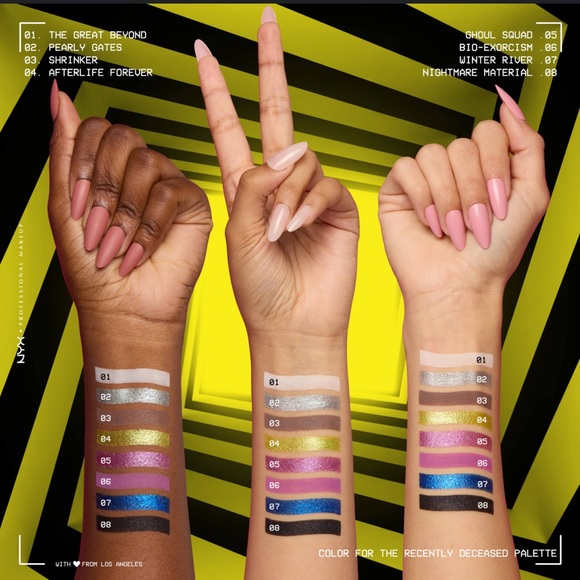 NYX Professional Makeup x Beetlejuice “Color for the Recently Deceased” Palette - Picture 3 of 15